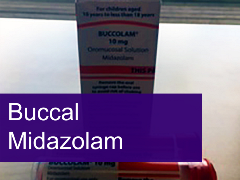 Buccal midazolam