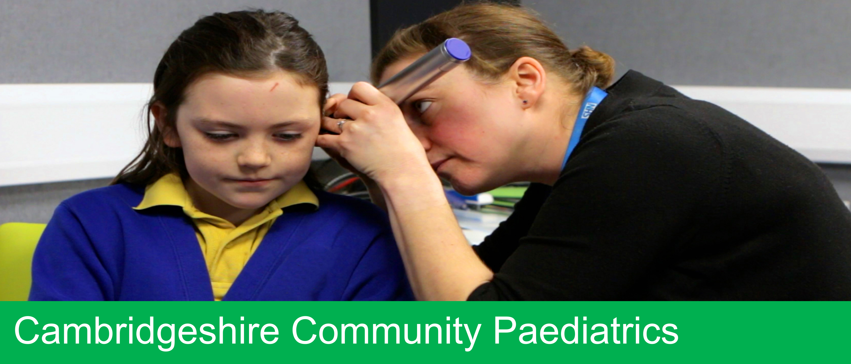 Cambridgeshire Community Paediatrics Banner