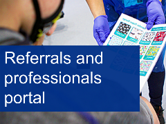 Referrals and professionals portal