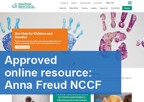 Approved online resource anna freud website