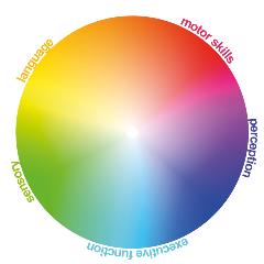 Autism Rainbow Wheel