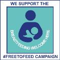 #FreeToFeed - Square Sticker (150 x 150mm) - June 2019