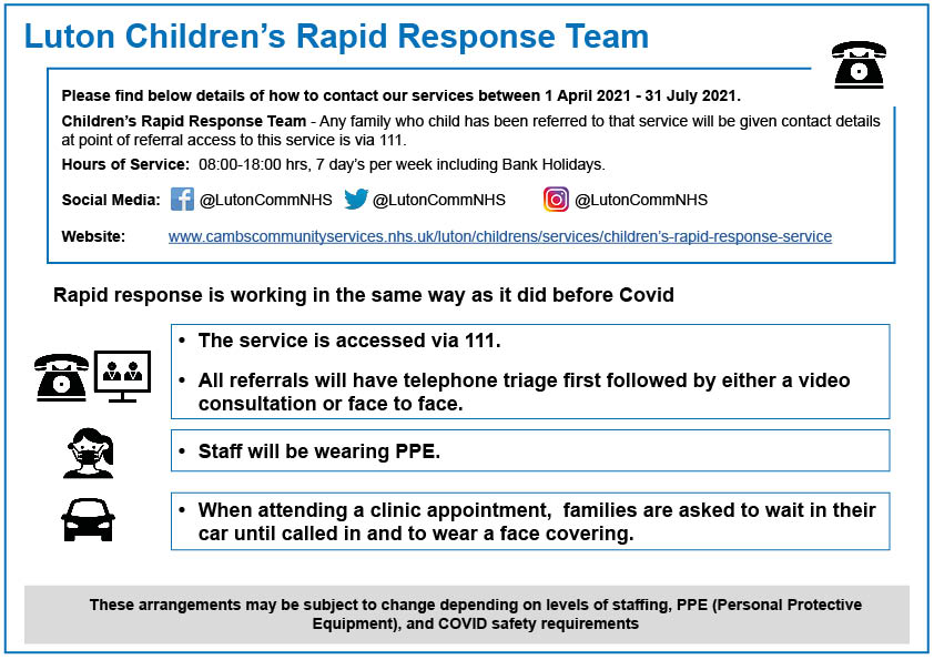 Luton Children's Rapid Response Team