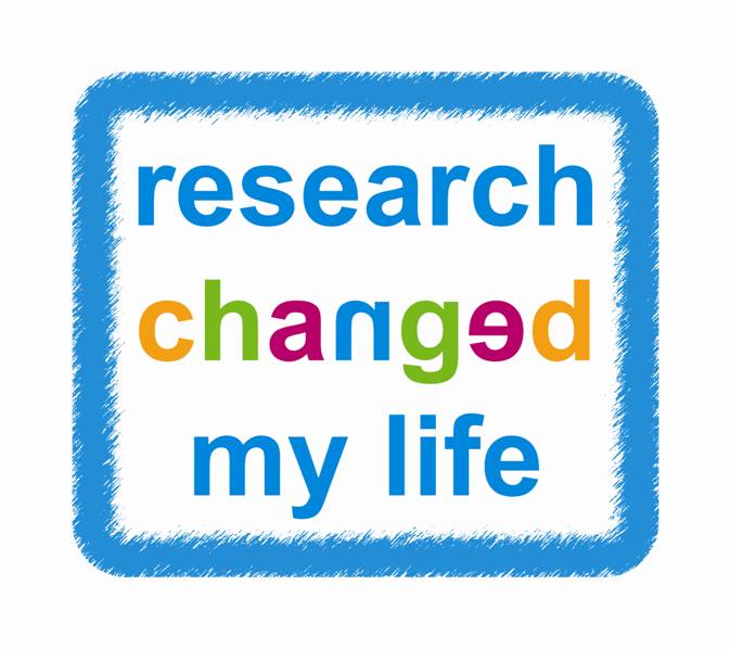 research changed my life logo